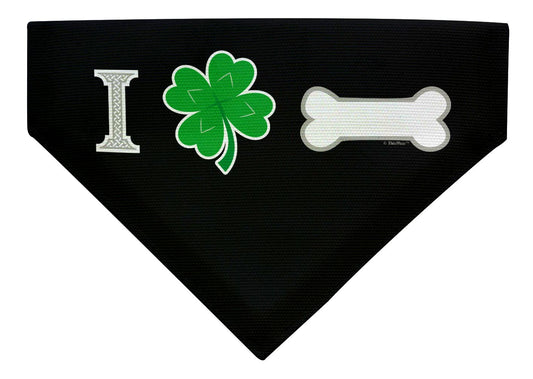 front view of dog scarf