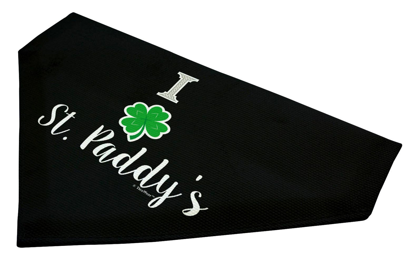 angle view of dog scarf