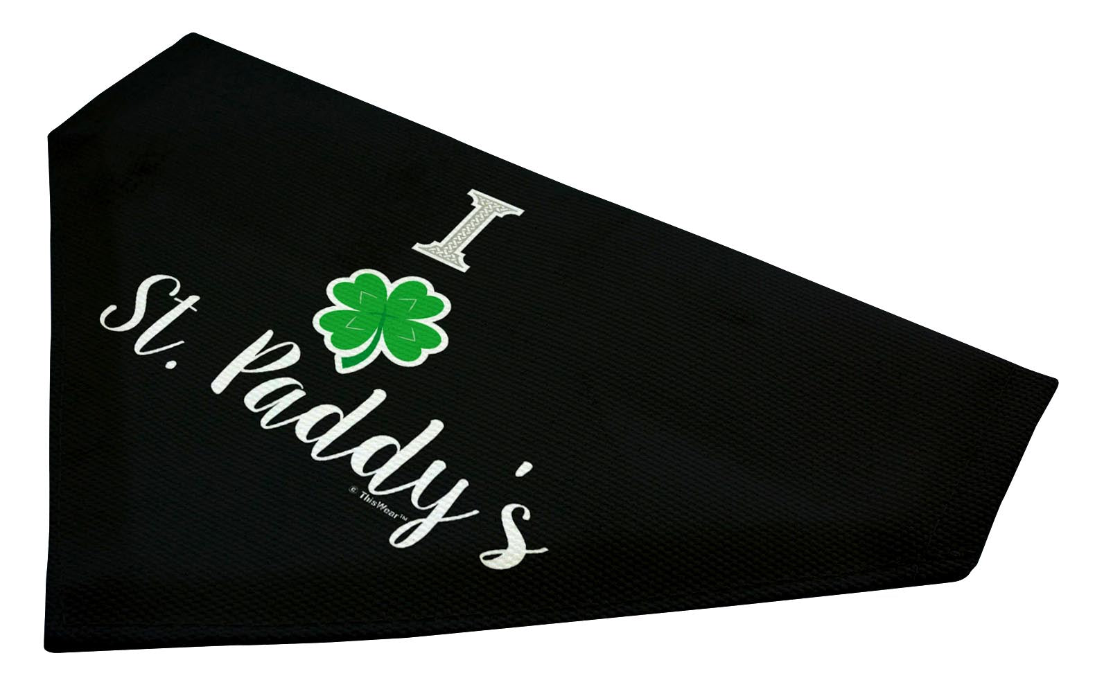 angle view of dog scarf