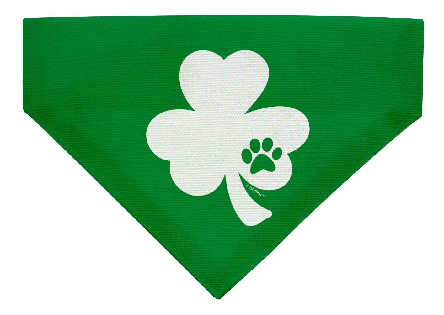 front view of dog scarf