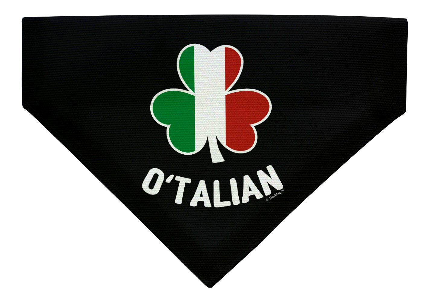 front view of dog scarf