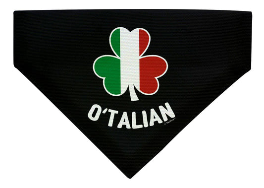front view of dog scarf