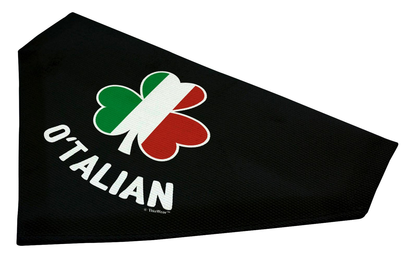 angle view of dog scarf