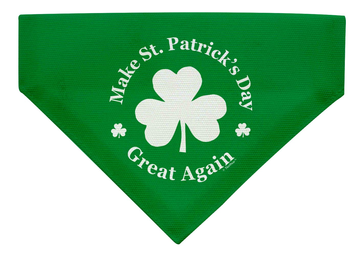 front view of dog scarf