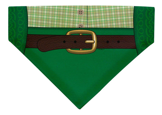 front view of dog scarf