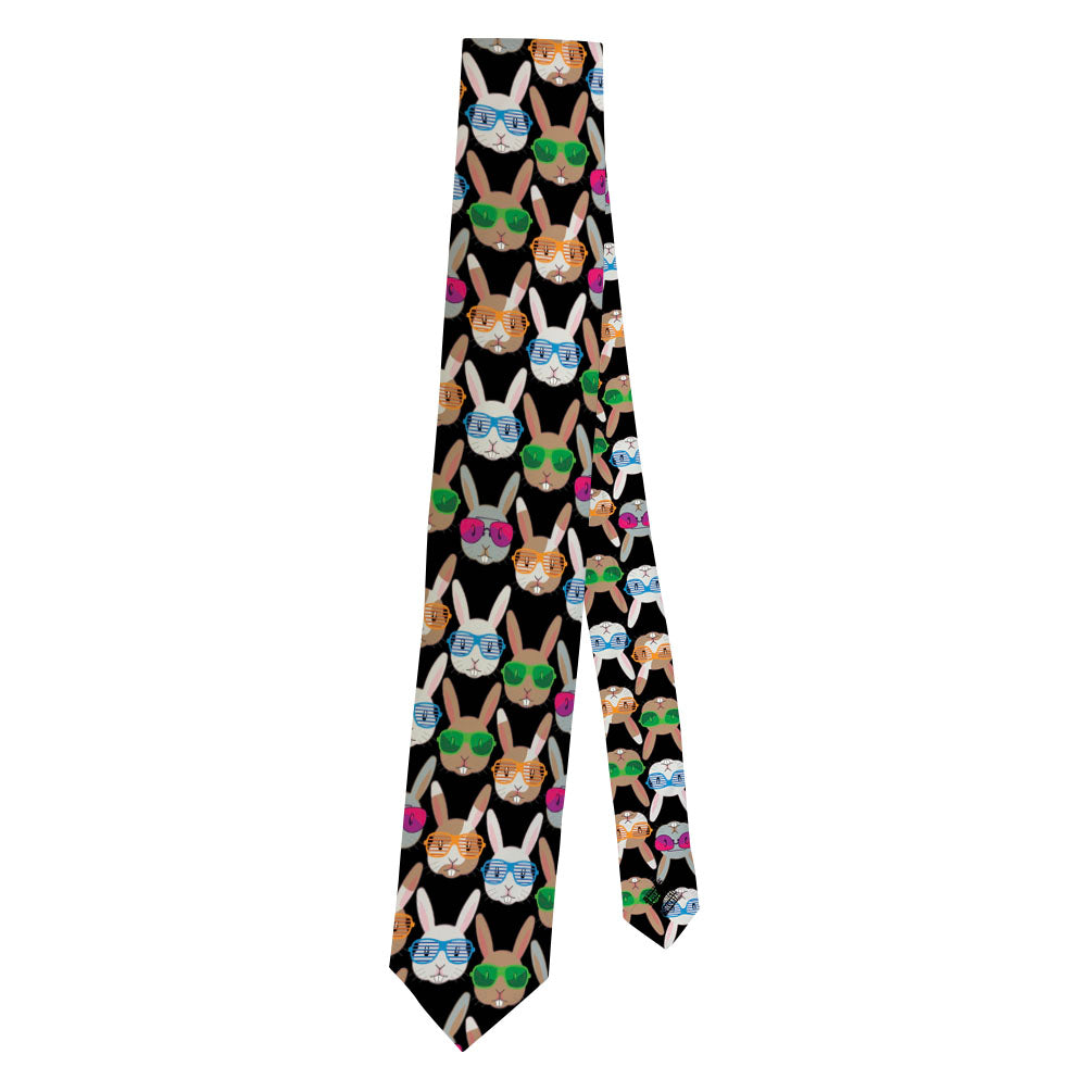 a necktie folded in half