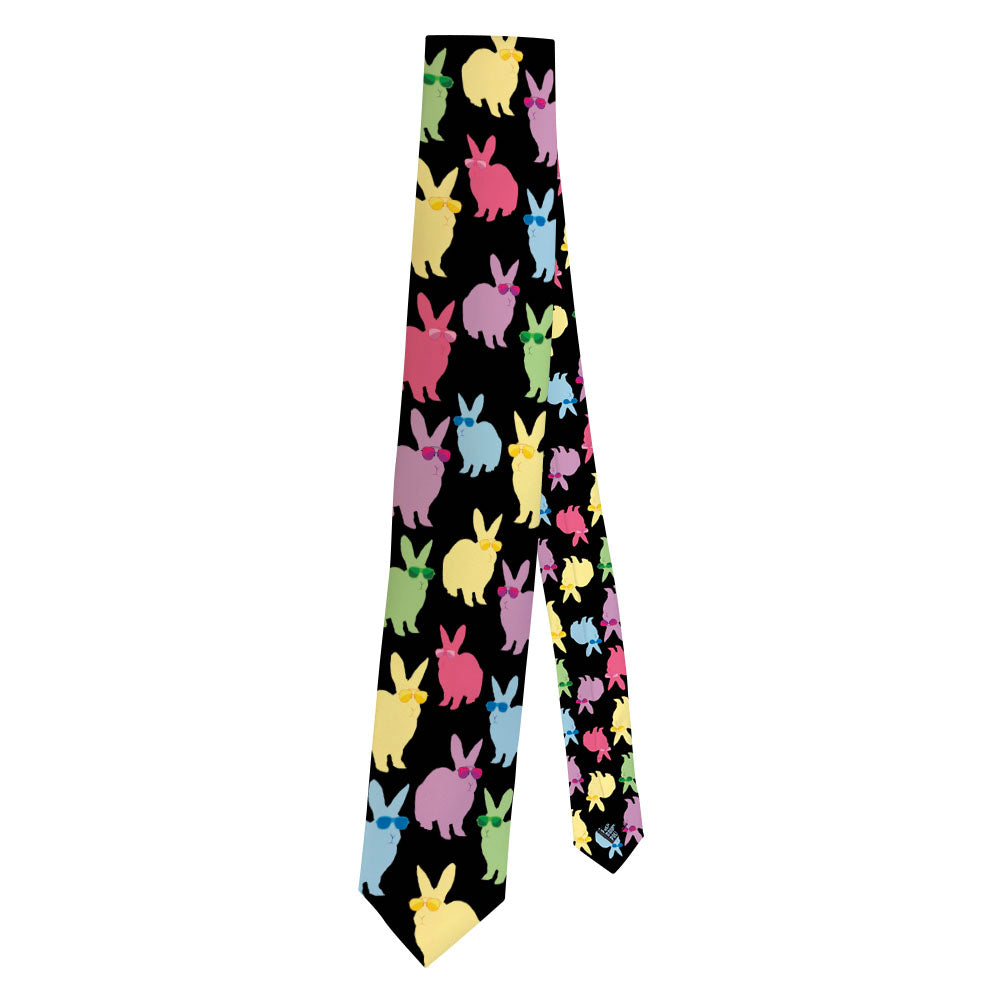 a necktie folded in half