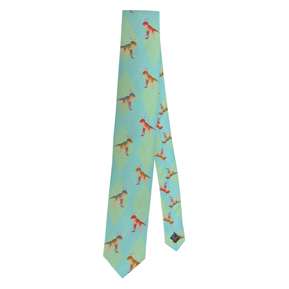 a necktie folded in half