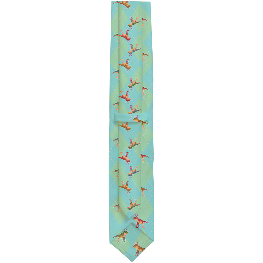 back view of a necktie