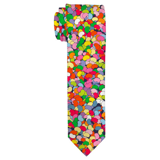 detail view of a necktie