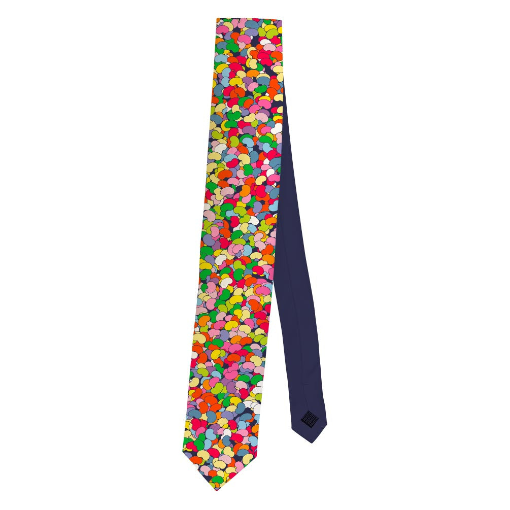 a necktie folded in half