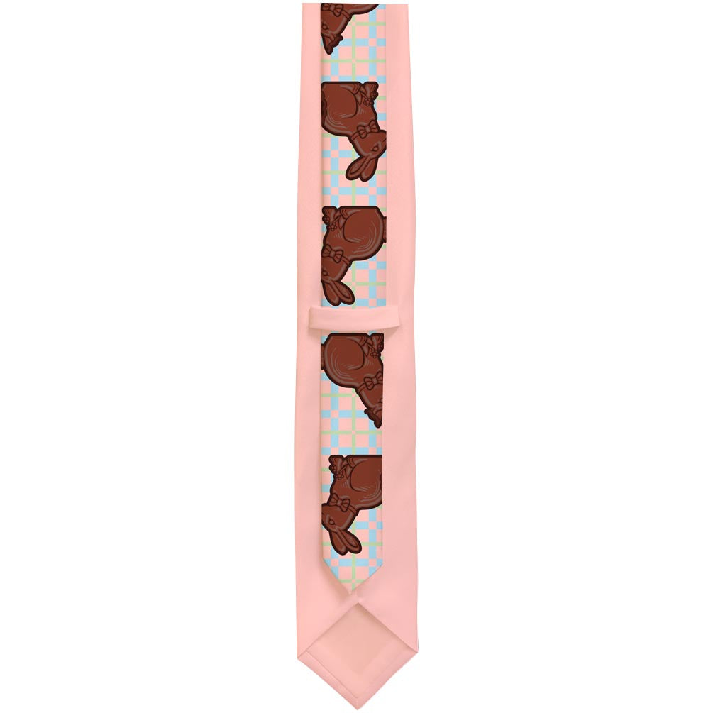 back view of a necktie