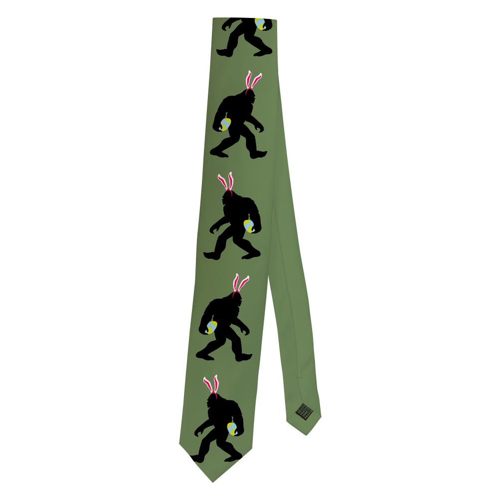 a necktie folded in half
