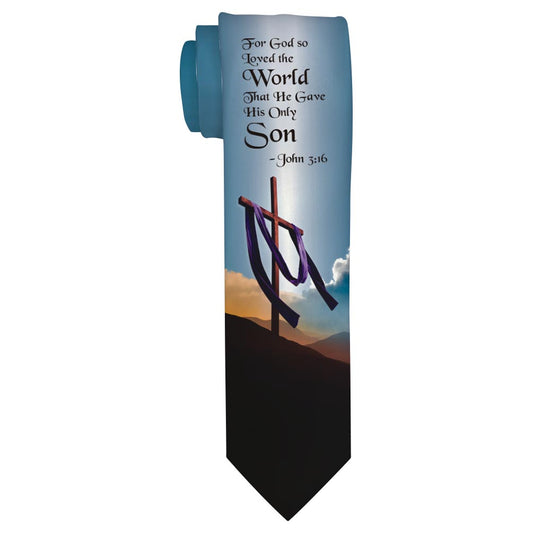 detail view of a necktie
