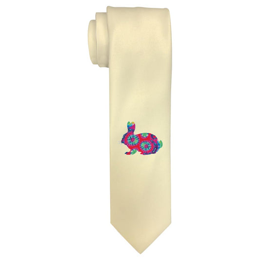 detail view of a necktie