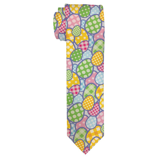 detail view of a necktie