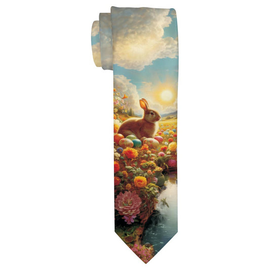 detail view of a necktie