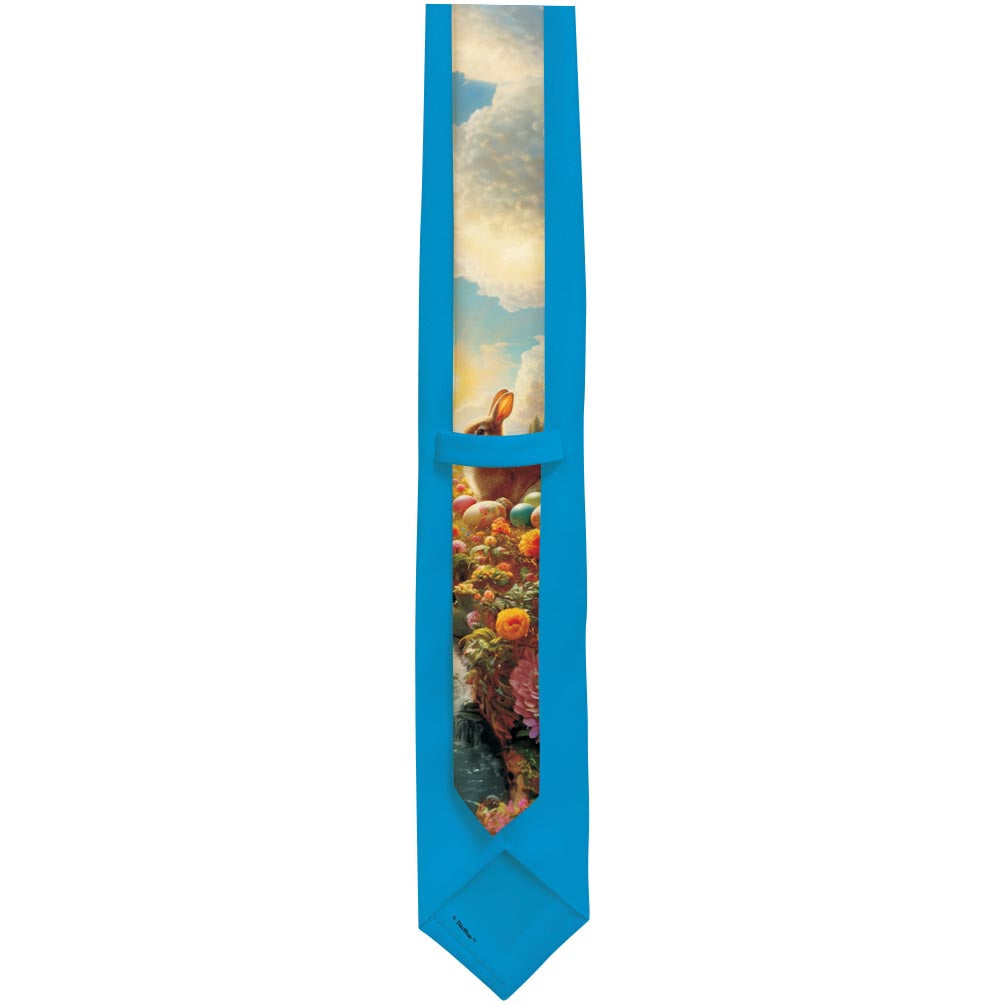 back view of a necktie