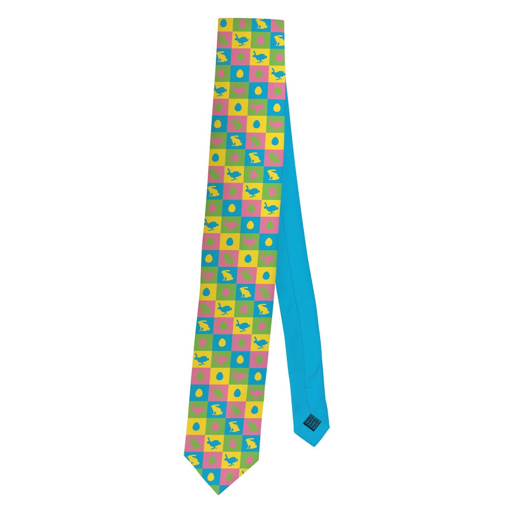 a necktie folded in half