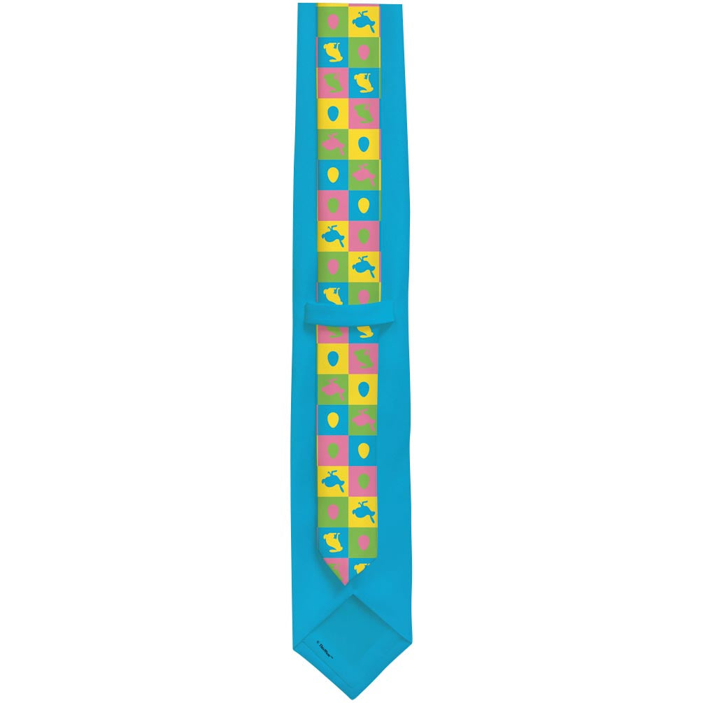 back view of a necktie