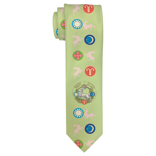 detail view of a necktie