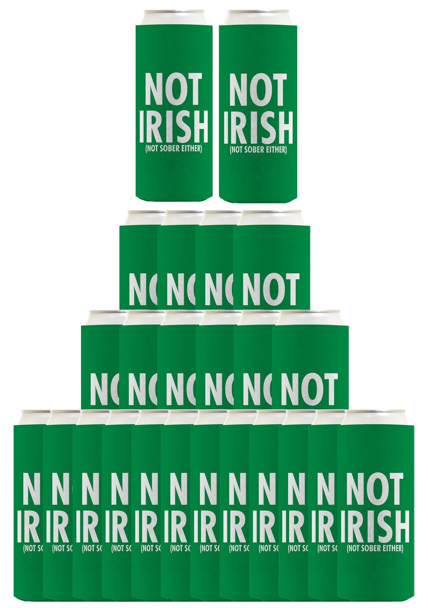 Not Irish Not Sober Standard or Slim Can Thermocooler Drink Sleeve
