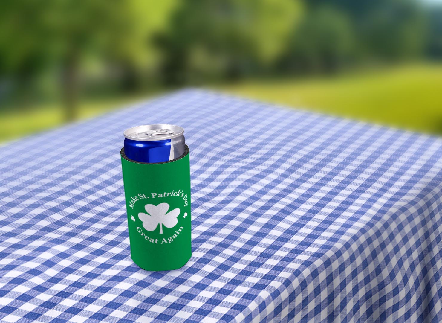 drink sleeve on a table