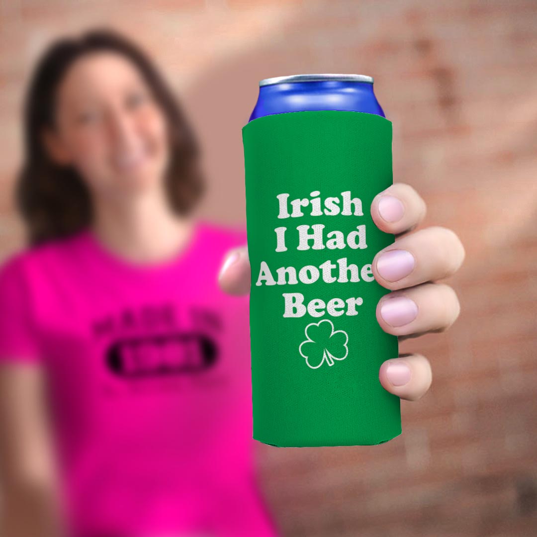woman holding drink sleeve