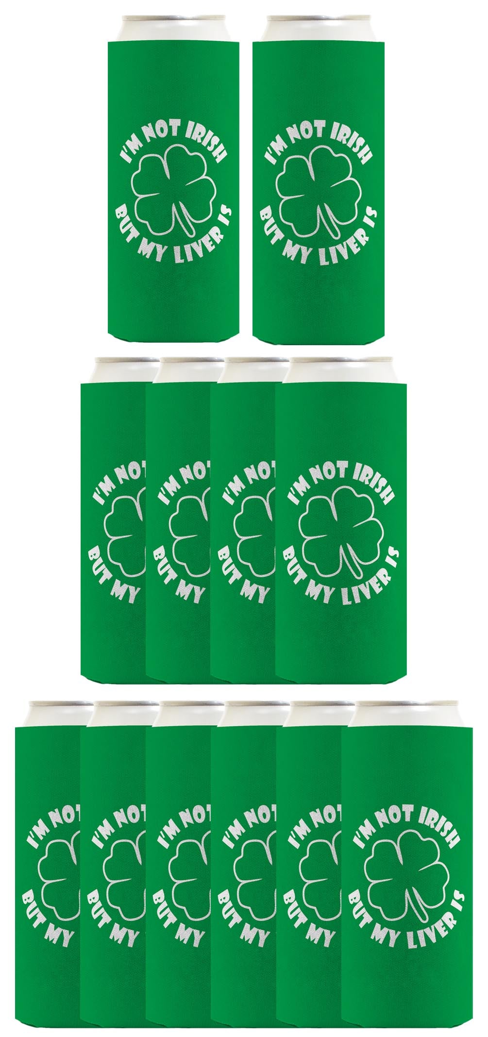 I'm Not Irish But My Liver Is Standard or Slim Can Thermocooler Drink Sleeve