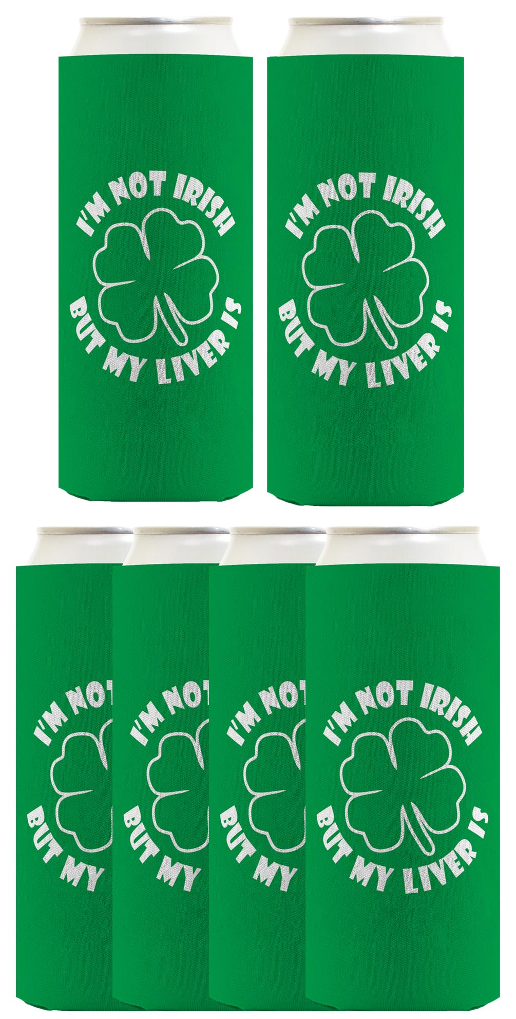 I'm Not Irish But My Liver Is Standard or Slim Can Thermocooler Drink Sleeve