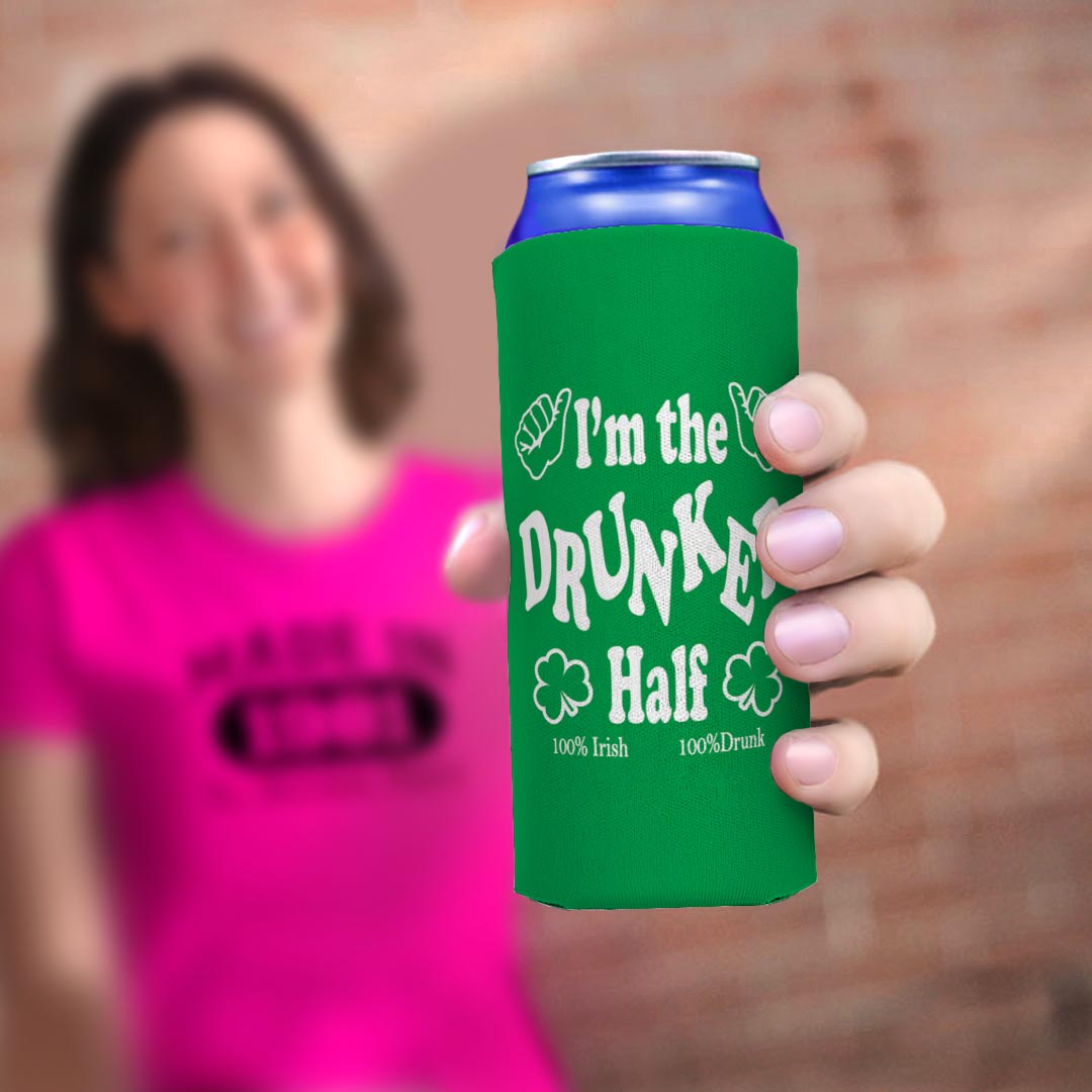 woman holding drink sleeve