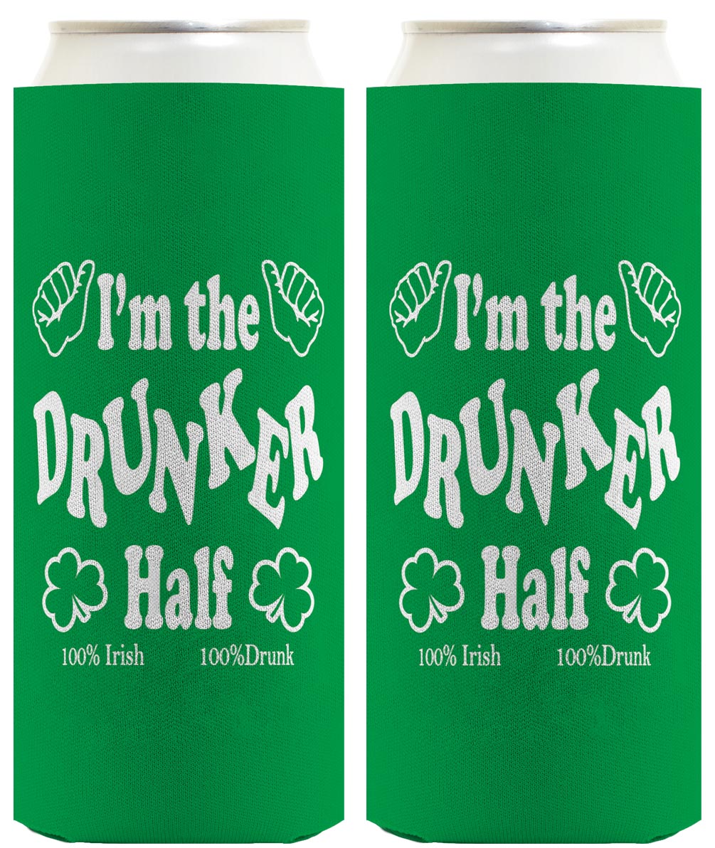 I'm the Drunker Half Standard or Slim Can Thermocooler Drink Sleeve