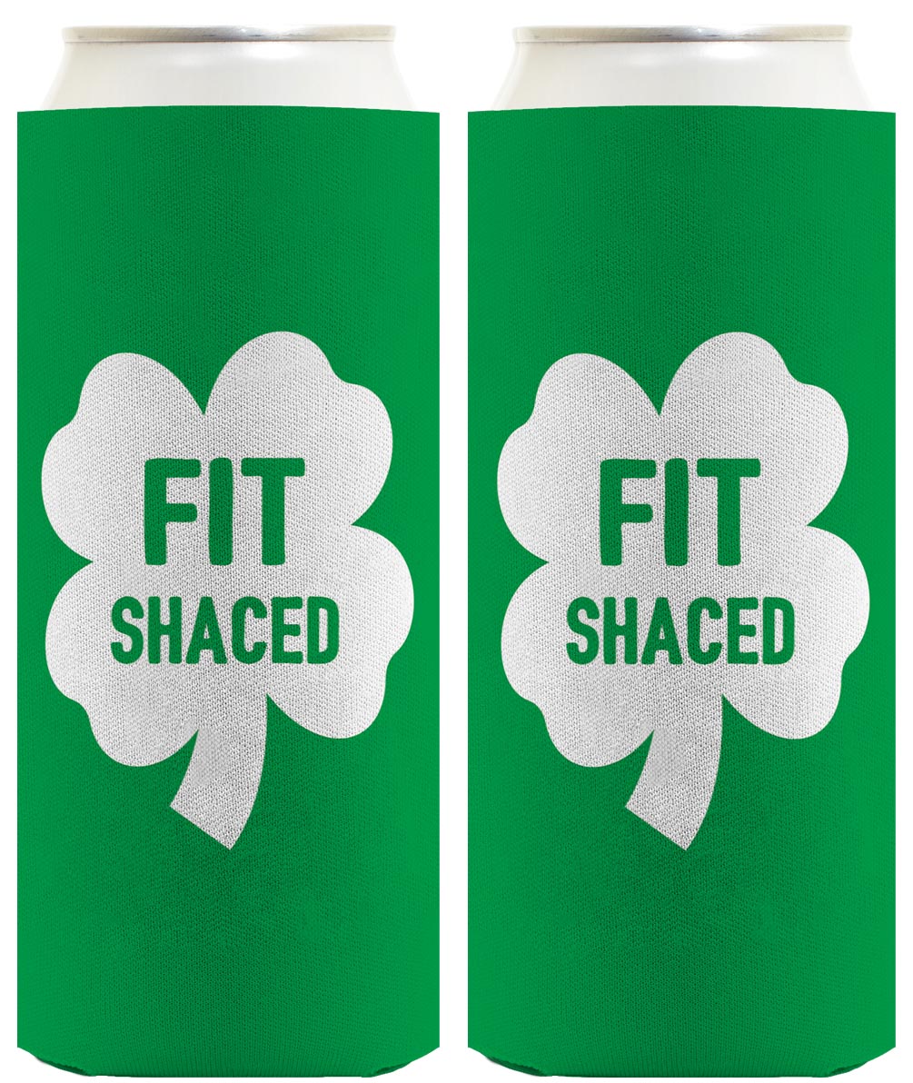 Shamrock Fit Shaced Standard or Slim Can Thermocooler Drink Sleeve