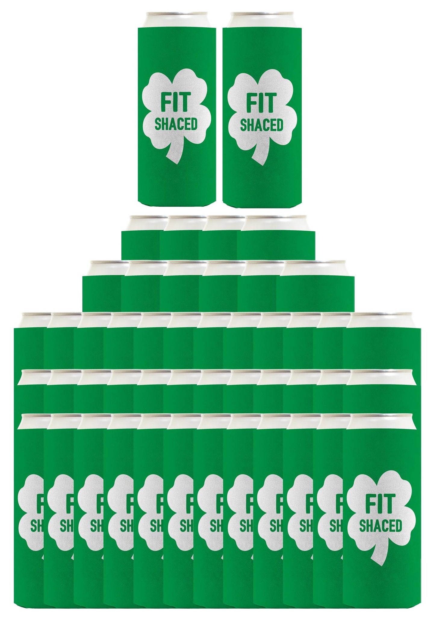 Shamrock Fit Shaced Standard or Slim Can Thermocooler Drink Sleeve