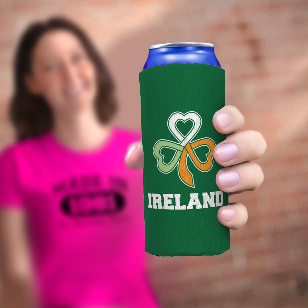 woman holding drink sleeve