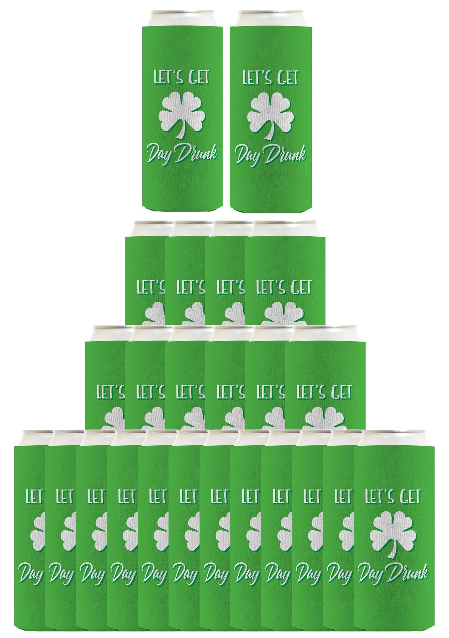 Let's Get Day Drunk Standard or Slim Can Thermocooler Drink Sleeve