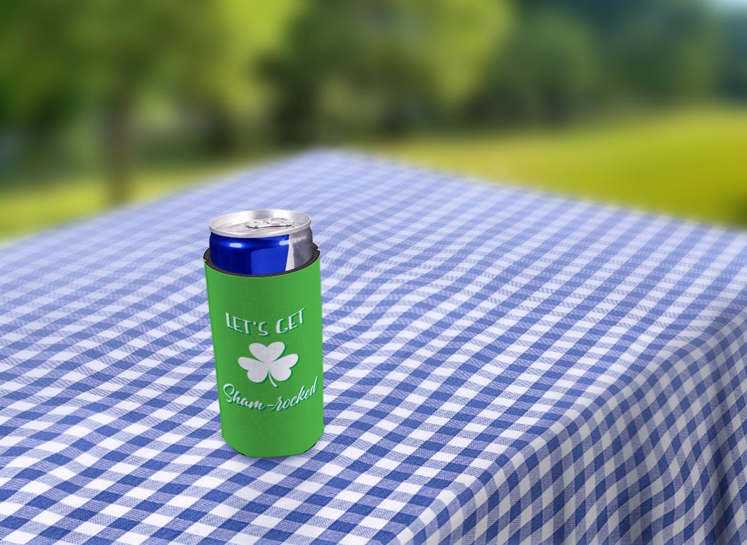 drink sleeve on a table