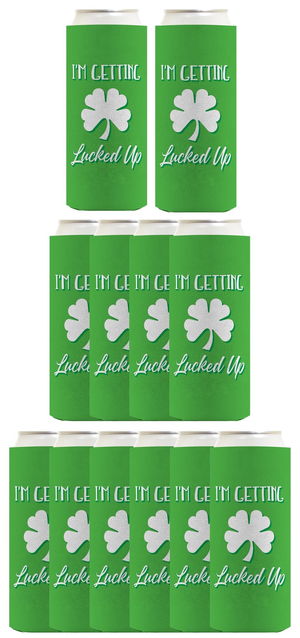 I'm Getting Lucked Up Standard or Slim Can Thermocooler Drink Sleeve