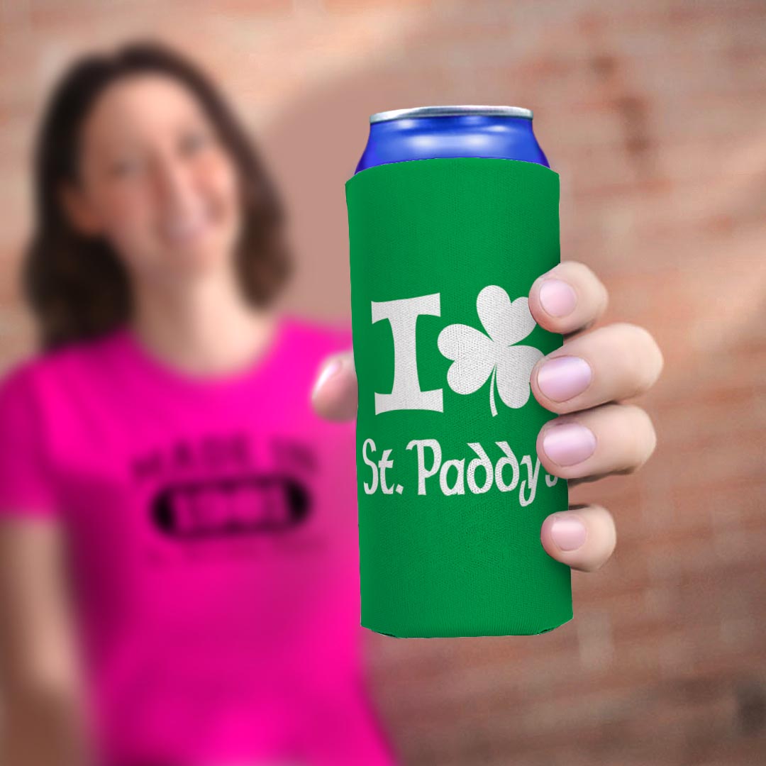 woman holding drink sleeve