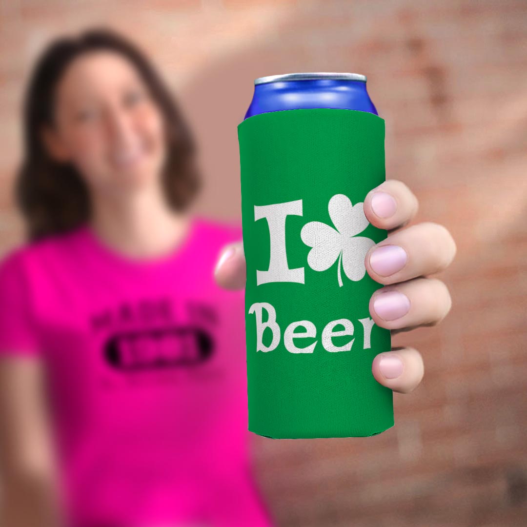 woman holding drink sleeve