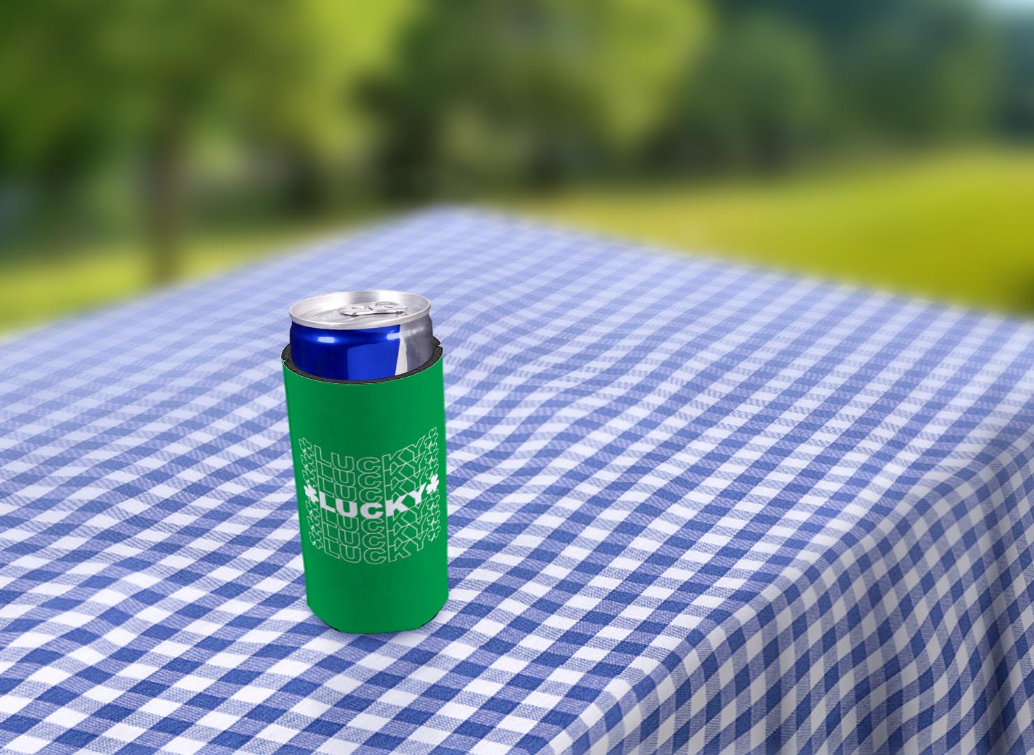drink sleeve on a table