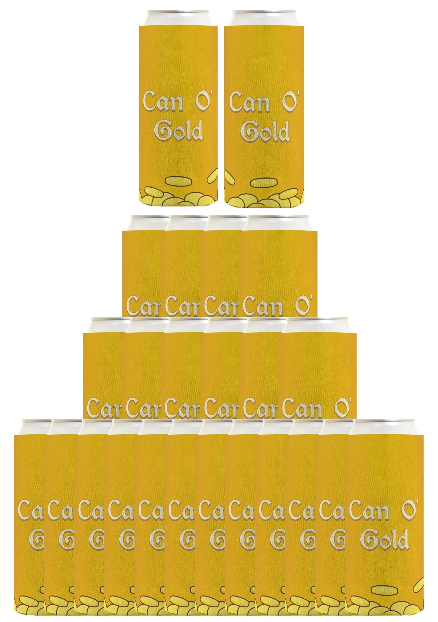 St Patricks Can O Gold Standard or Slim Can Thermocooler Drink Sleeve