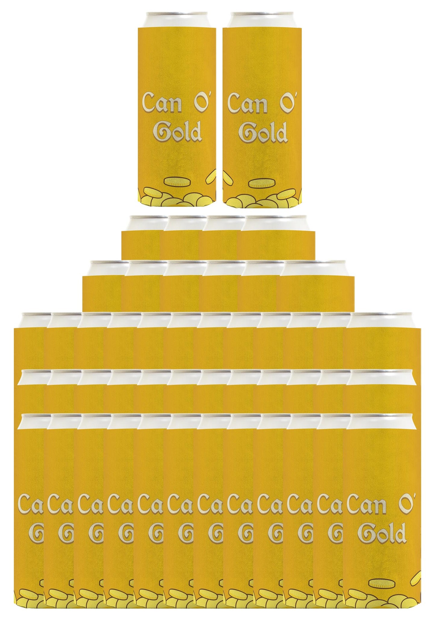 St Patricks Can O Gold Standard or Slim Can Thermocooler Drink Sleeve