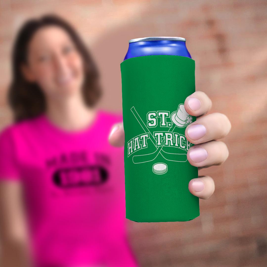 woman holding drink sleeve