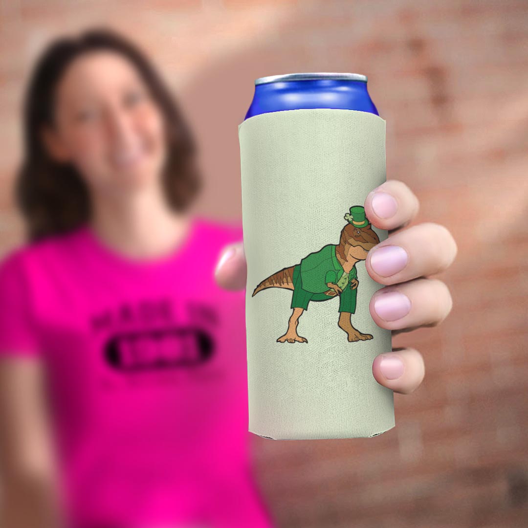 woman holding drink sleeve