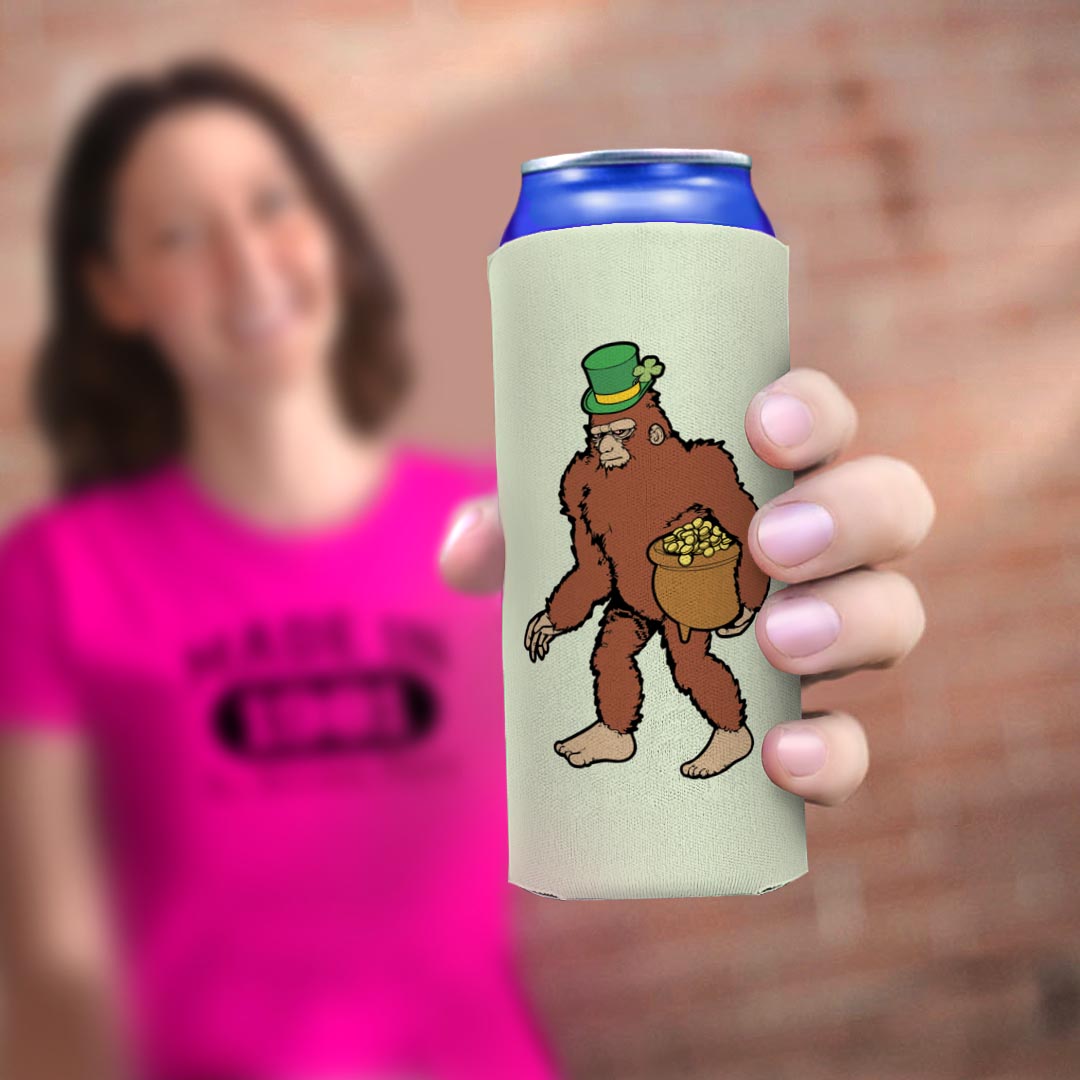 woman holding drink sleeve