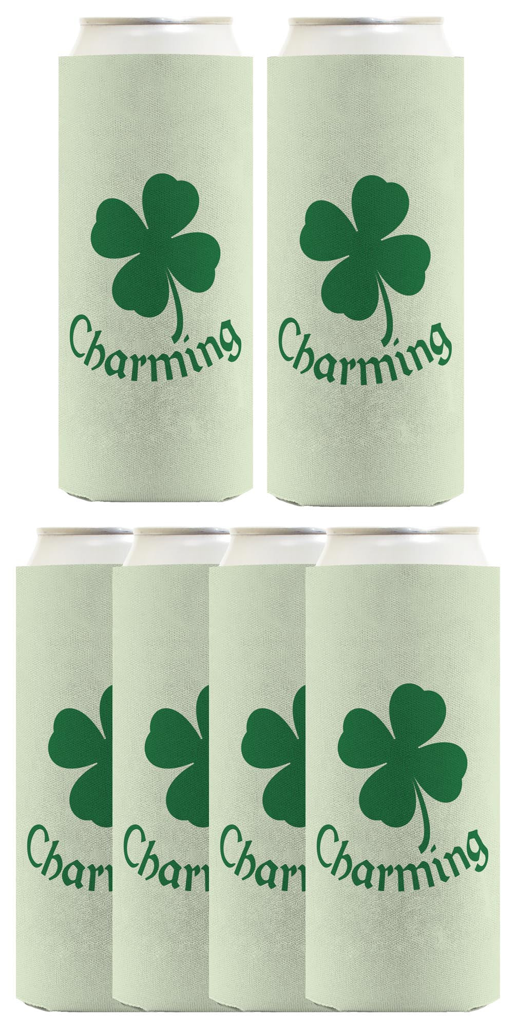 St Patricks Lucky Charming Standard or Slim Can Thermocooler Drink Sleeve