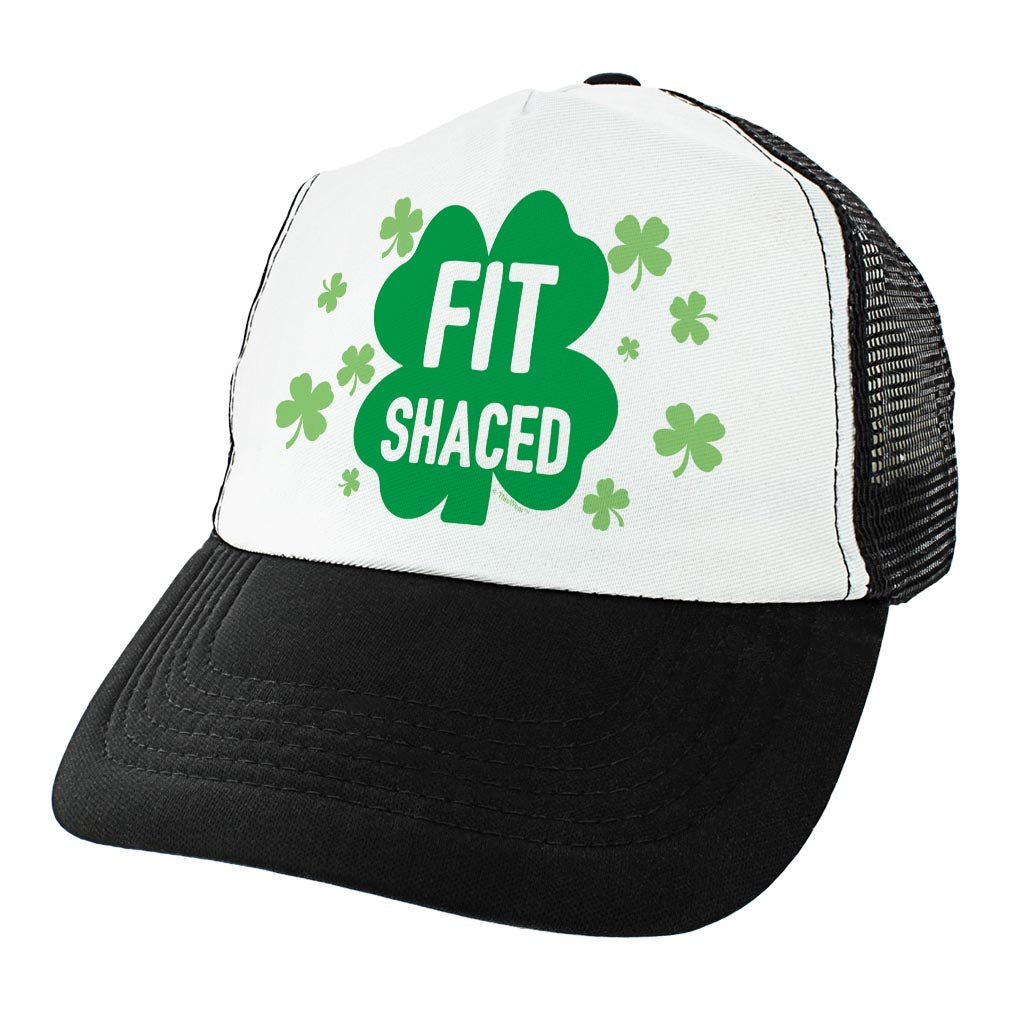 angle view of a trucker hat