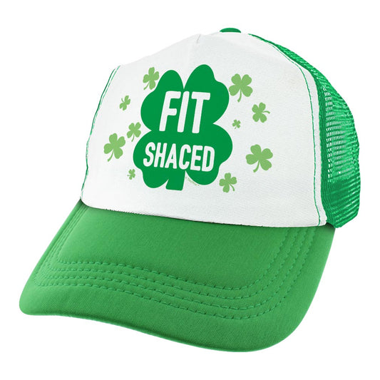 angle view of a trucker hat