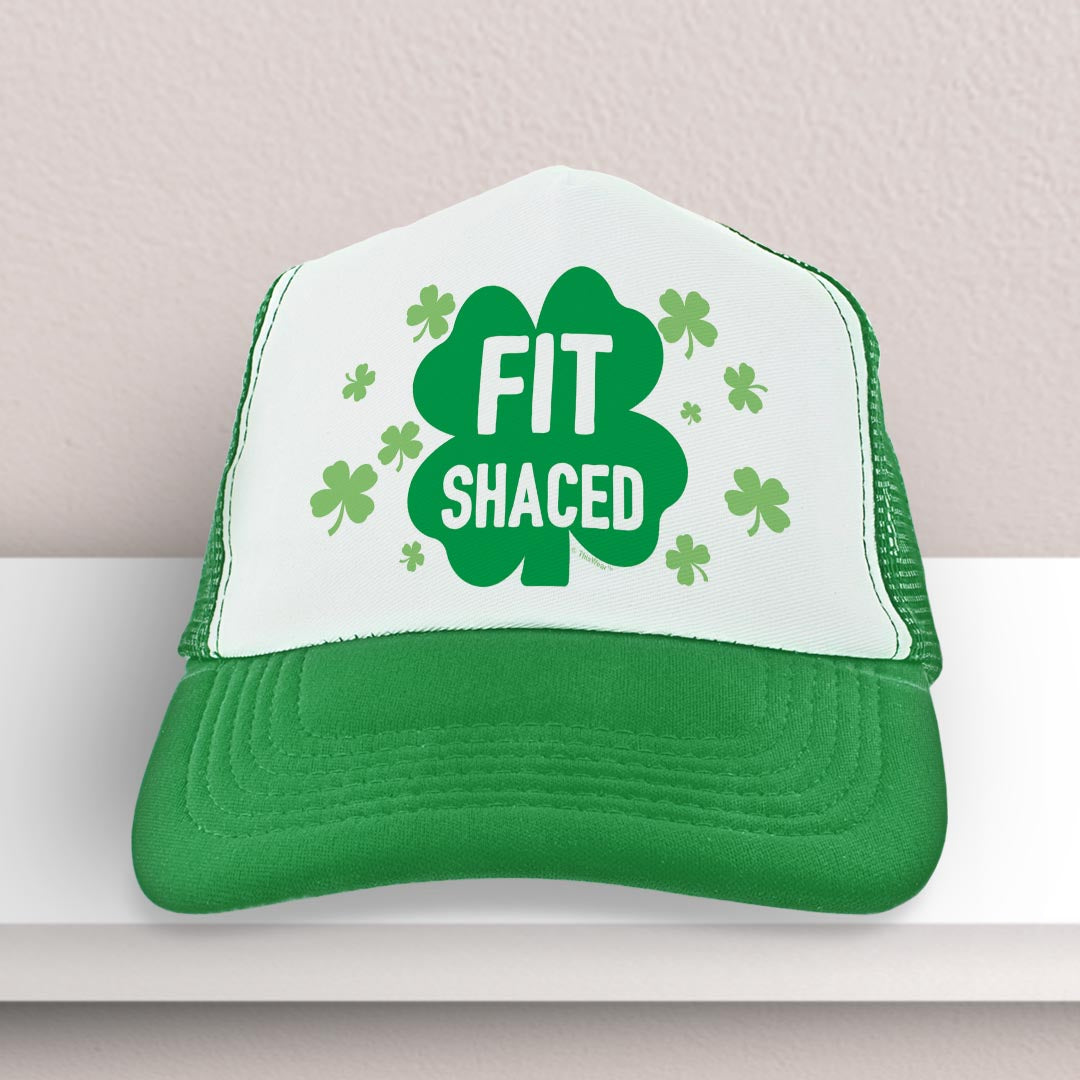 trucker hat on a shelf